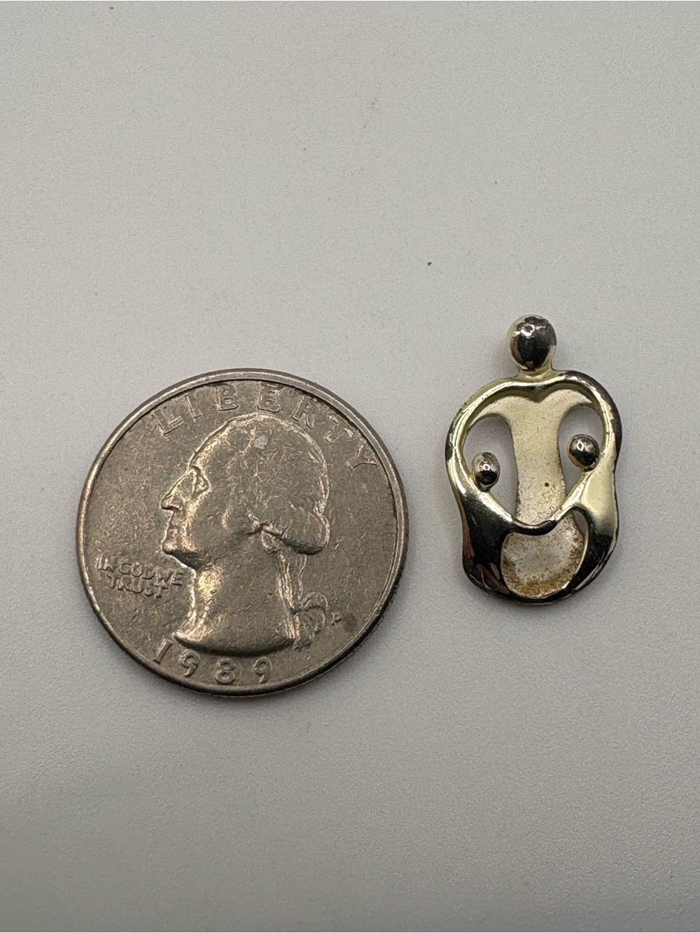 ⁠Vintage Carolyn Pollack Relios 925 Sterling Silver Family Hug Pendant Charm⁠ - Picture 6 of 11